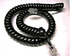 5-Pack Lot NEC Electra Elite Phone Handset Cord DTU 8D 16D 32D BK Coil Black 9Ft