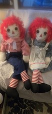 Raggedy Ann and Andy Doll set 38" Beautiful Craftsmanship Jumbo