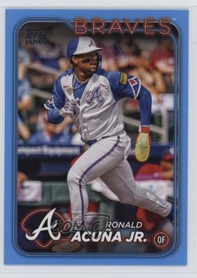2024 Topps Japan Edition Blue 69/150 Ronald Acuna Jr Ronald Acuña Jr #100 h2j