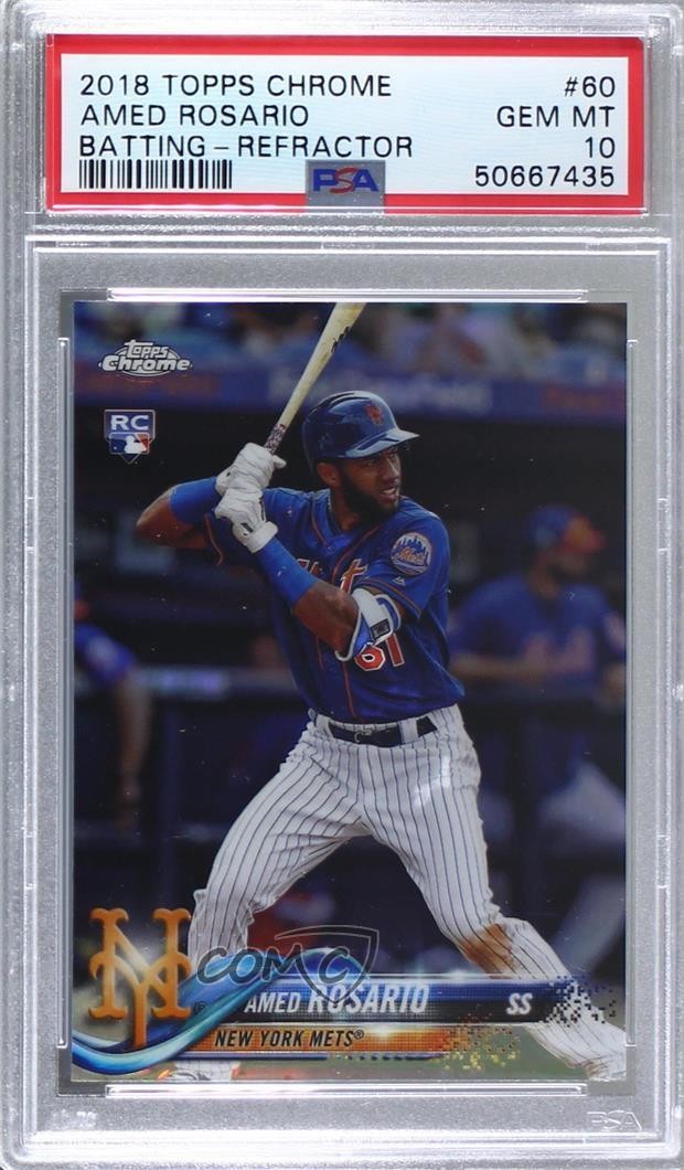 2018 Topps TOPPS CHROME Refractor #60 Amed Rosario front