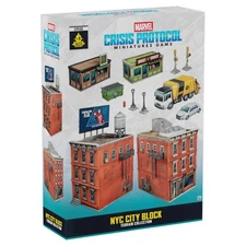Marvel: Crisis Protocol - NYC City Block Terrain Collection Brand NEW