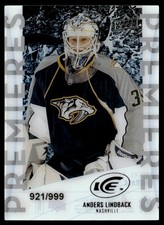 2010-11 Upper Deck Ice Anders Lindback Rookie 921/999 Nashville Predators #71