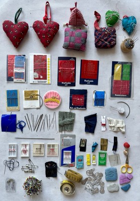 Nähnadeln Stopfnadeln Nähutensilien Konvolut Lot Sewing Darning Needles Utensils