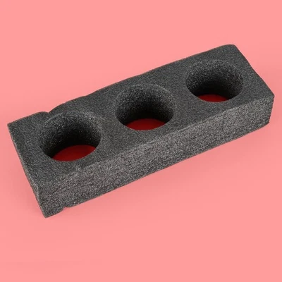 1x Foam Milk Tea Drink Cup Holder Tray 3-Hole For Motorhome Caravan RV - Photo 1/4
