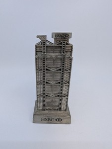 HSBC Hong Kong Skyscraper Building Metal Miniature Figurine