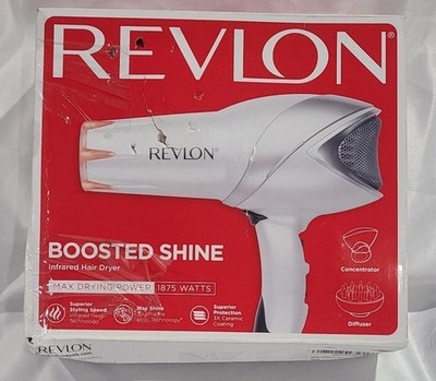 REVLON Infrared Hair Dryer with Diffuser - Ionic Blow Dryer, Diffuser