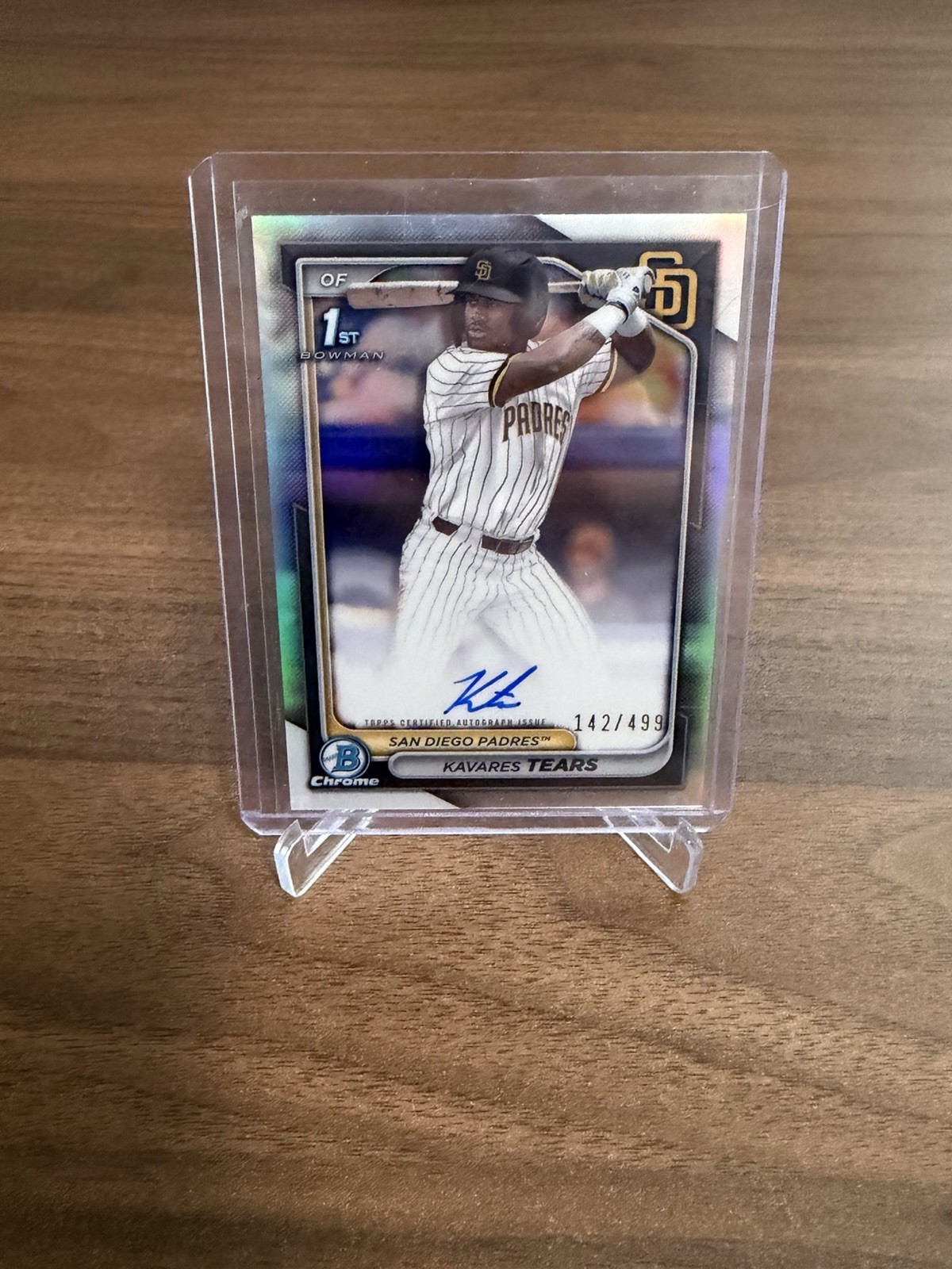 2024 Bowman Draft Chrome - Kavares Tears 1st Auto Refractor /499
