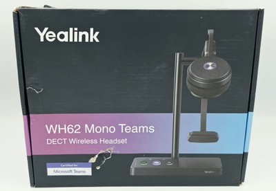 Yealink WH62 Dual Teams Wireless DECT Headset - Brand New Sealed