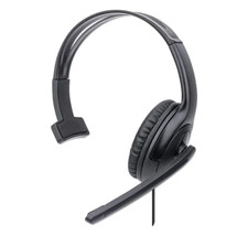 Manhattan Mono USB Headset Over-Ear 179874 Oh...