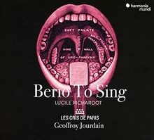 Berio to Sing von Les Cris de Paris, Geoffroy Jourdai... | CD | Zustand sehr gut