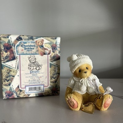 Cherished Teddies Bianca Sweet Dreams My Little One Baby White Sweater w/ Box