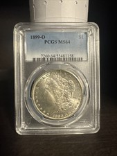 1899 O MORGAN DOLLAR PCGS MS64 TONING!