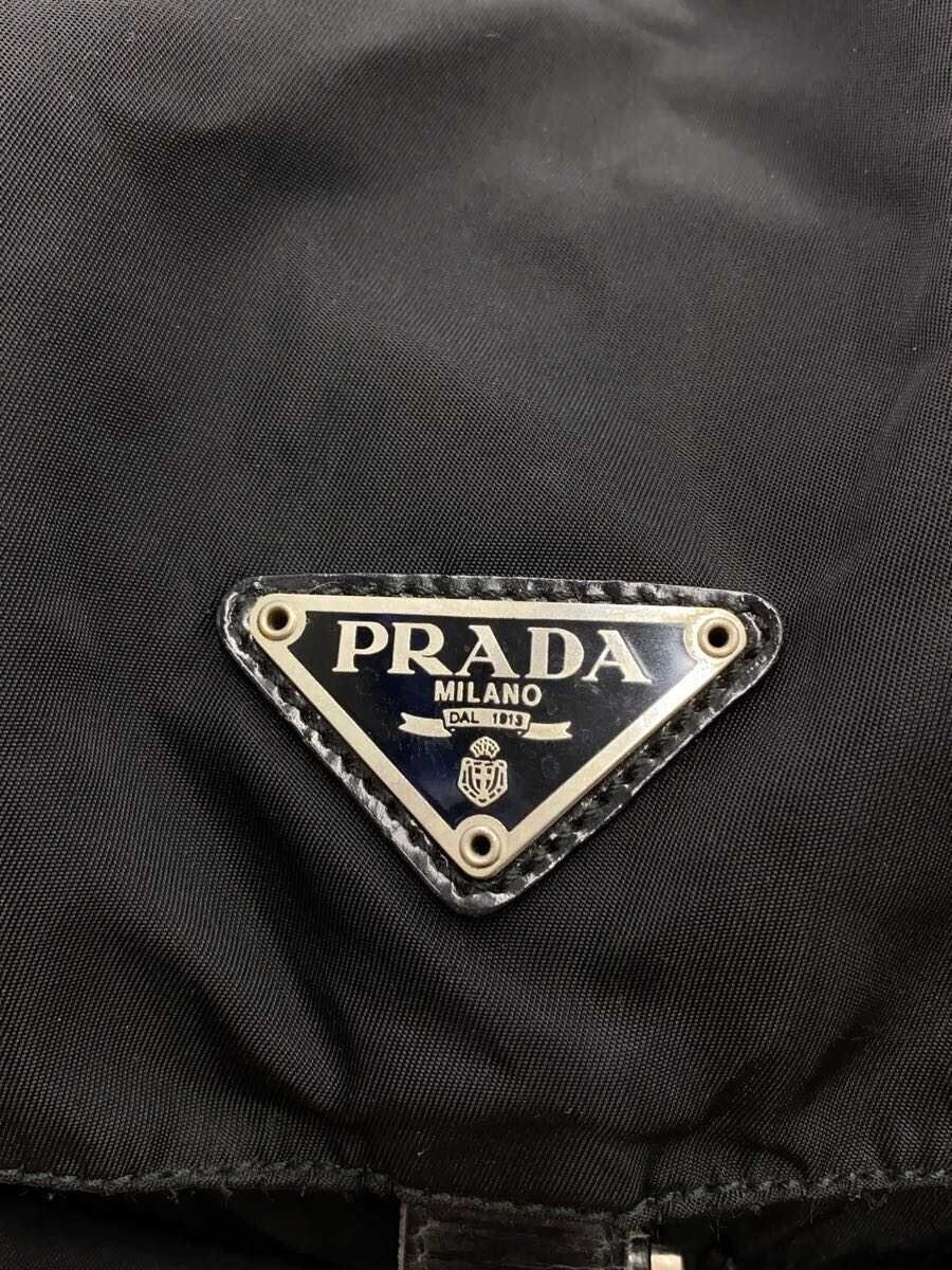 PRADA Backpack Nylon BLK Solid - image 5