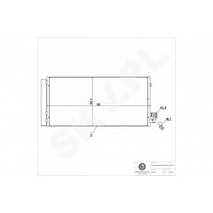 Condensateur de clim BMW G20 G80 G42 G87 radiateur de climatisation pour Série 2 et Série 3