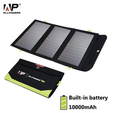 21W Solarpanel ALLPOWERS Integrierter Akku Tragbar für Camping Wandern …