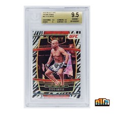 Tito Ortiz 2022 UFC Panini Select Zebra Prizm Case Hit SSP BGS 9.5 Concourse #22