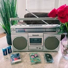 🔥1981 Panasonic RX-5010 AM/FM Radio Cassette Tape Mini-Blaster Boombox - Gray🔥