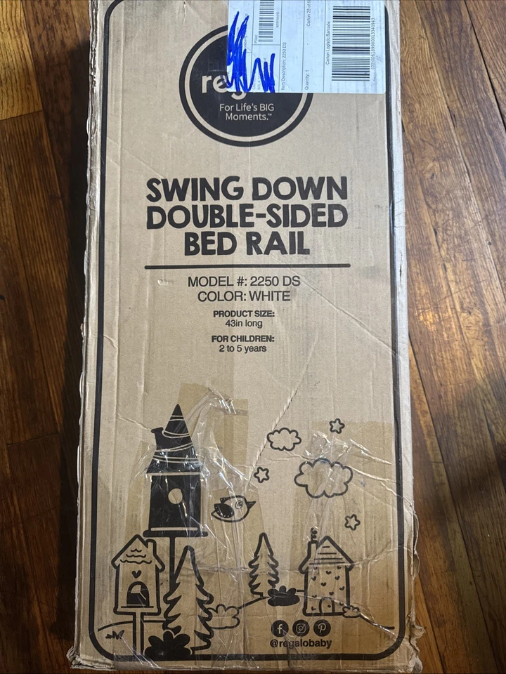 Riel de cama de doble cara Regalo 2250 - blanco Foto 2 de 3