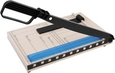 Paper Cutter A4 Length Easy to Use Lightweight Guillotine Style and Trimmer