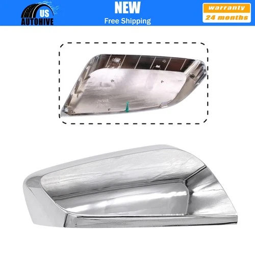 For Chevrolet Impala 2014-2019 Right Side Mirror Cover Cap Chrome High-Quality