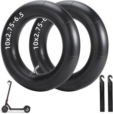 10x2.75-6.5 Inner Tubes 2-Pack , CR202 Bent Valve Stem Heavy-duty butyl rubbe