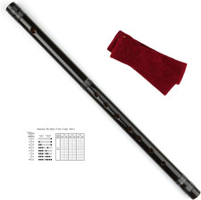 Japanese Shinobue Flute 7/8 Hon Handmade Bamboo Flute Musical Instrument Bla...