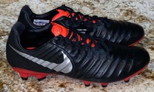 NIKE Tiempo Legend 7 VII Pro FG Black Silver Red Soccer Cleats NEW Mens Youth 6