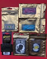 Voodoo Tactical Morale Patch Lot of SIX Patches POW-MIA, DESERT STORM. ETC.