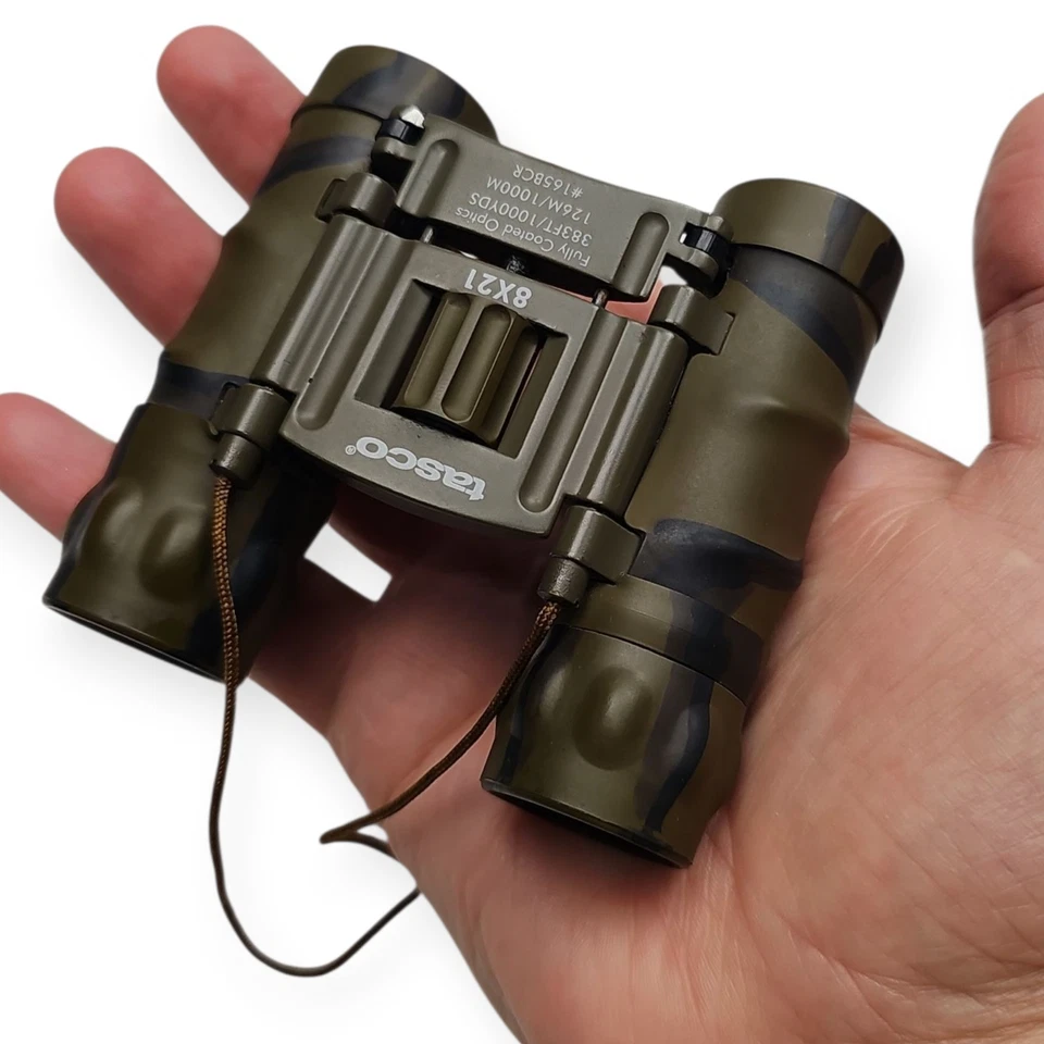 TASCO 8X21 FULLY COATED OPTICS 367 FT/1000 YDS WITH CASE - Image 4 of 4