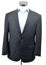 CORNELIANI Men's Super Fine Wool Gray Check Blazer SIZE 40 EU 50 Gray