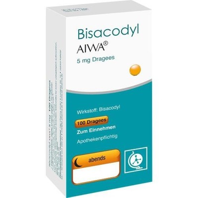 3x BISACODYL AIWA 5 mg Dragees 100 ST PZN 15232549