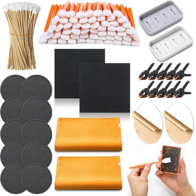 228 Pcs Trade Card Flattening Kit, Card Cleaning Kit for TCG Collectors Collecti
