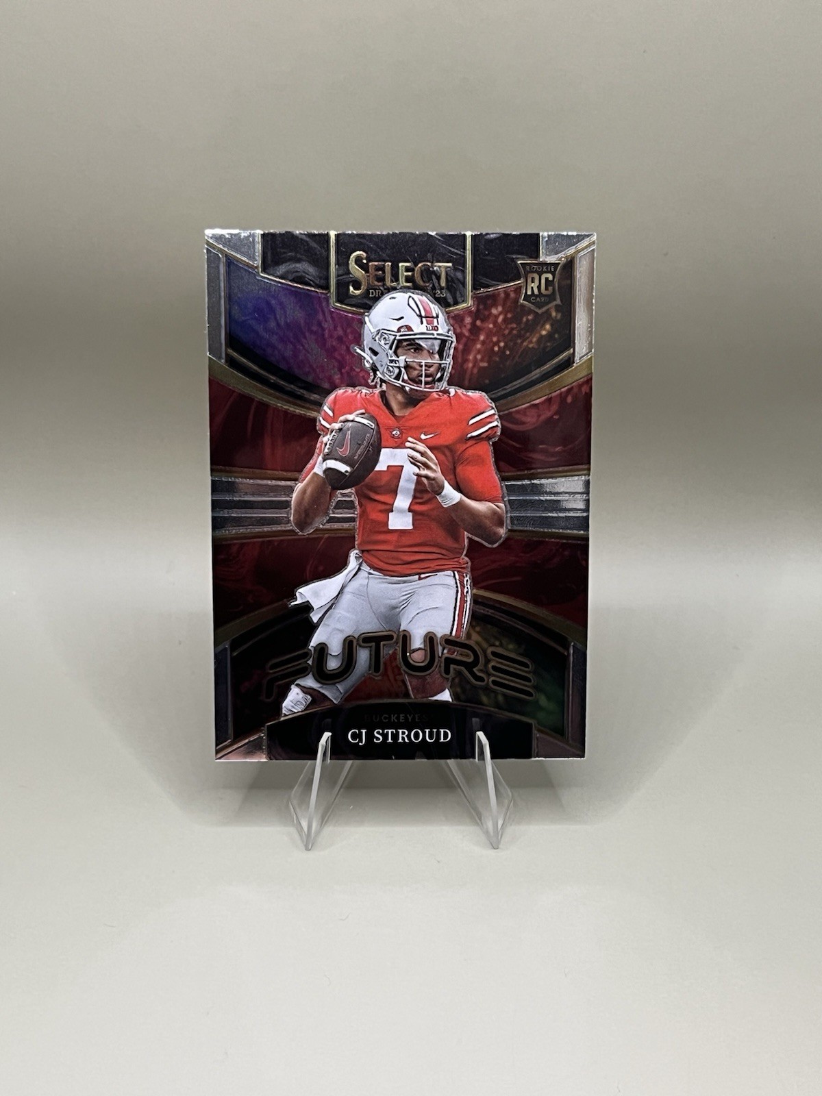 2023 Select Draft Picks CJ Stroud Future Silver Prizm Rookie RC #FUT-3