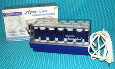 Vtg Remington Aqua Curl Steam Hairsetter 20 Velvety Hot Rollers Curlers K-40