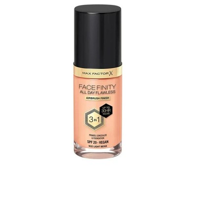 Max Factor Facefinity All Day Flawless 3in1 Foundation N32 Light Beige 30ml