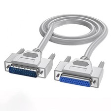 AoQhir DB25 25 Pin Serial Port Cable Male/Female RS232 1.5m