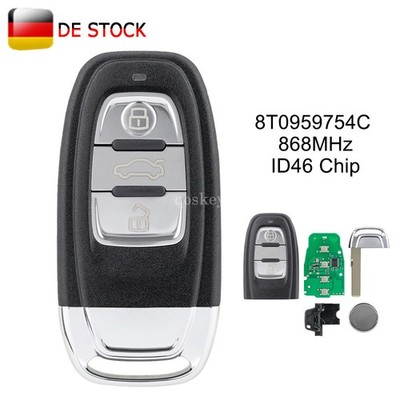 868Mhz 3 Tasten Funk Schlüssel Fernbedienung Für Audi A4 A5 A6 S5 S6 S7 Q3 Q5