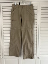 Royal Robbins Women's Hiking Cargo Pants W/Removable Legs Size 6