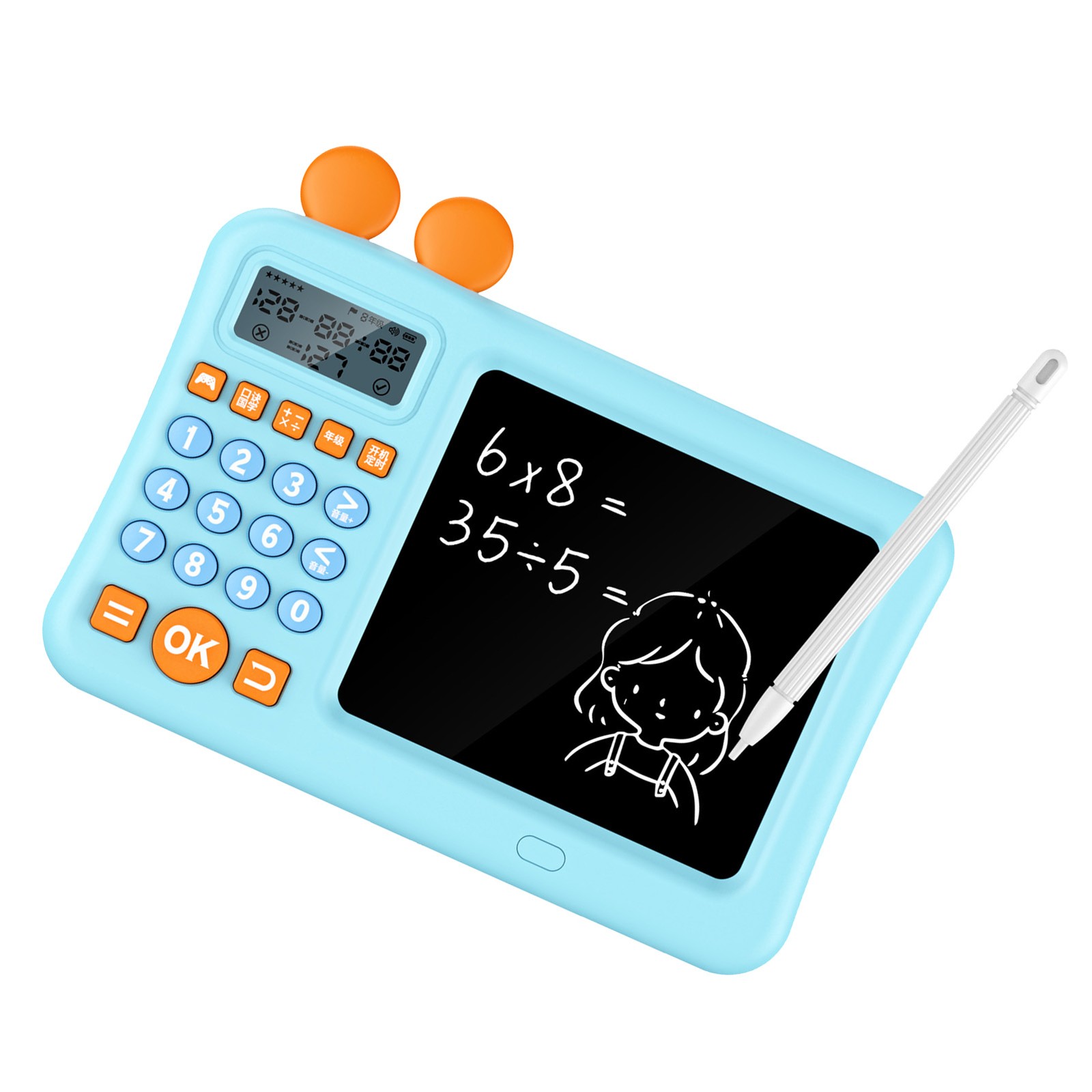 Kids Calculator With Notepad Fun Math Learning Machine For Kids ABS Trending