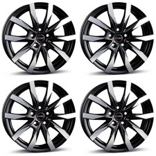4 Borbet Felgen CW5 7.5x18 ET48 5x112 SWMP f&uuml;r Mercedes EQA EQB EQV GLA GLB GLE