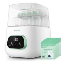 MOLWAY Baby Bottle Washer, Sterilizer and Dryer, All-in-One Pro Cleaning Machine