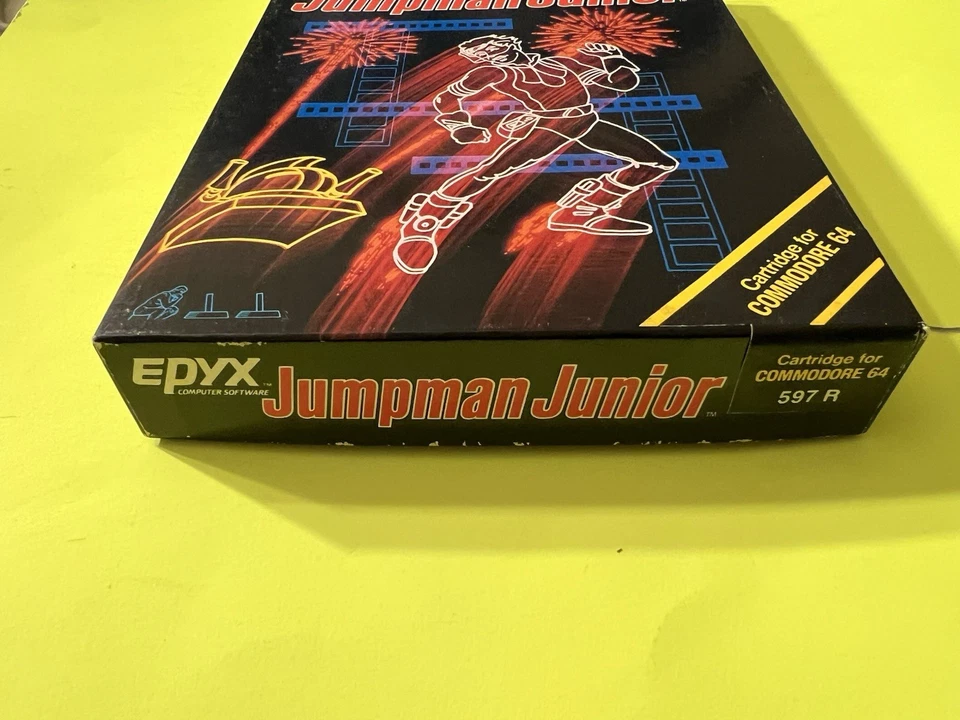 Commodore 64 Jumpman Junior Cartridge Complete In Box TESTED C64 Epyx - Works! - Image 4 of 4