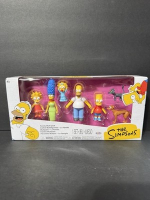 The Simpsons Family Bart Lisa Homer Multipack Action Figure Set 2024 NIB NEW
