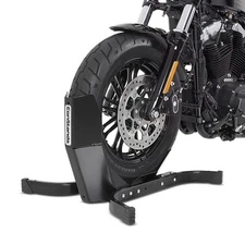 Motorcycle Wheel Chock for Custombike DH145 Front Stand ConStands Easy-Plus blac