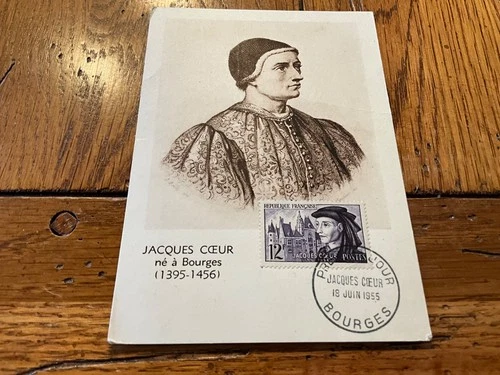1955 France Jacques Coeur is FDC card