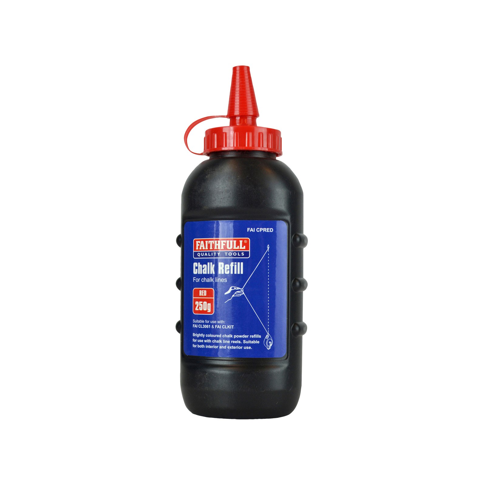 Faithfull Chalk Powder Red 250g
