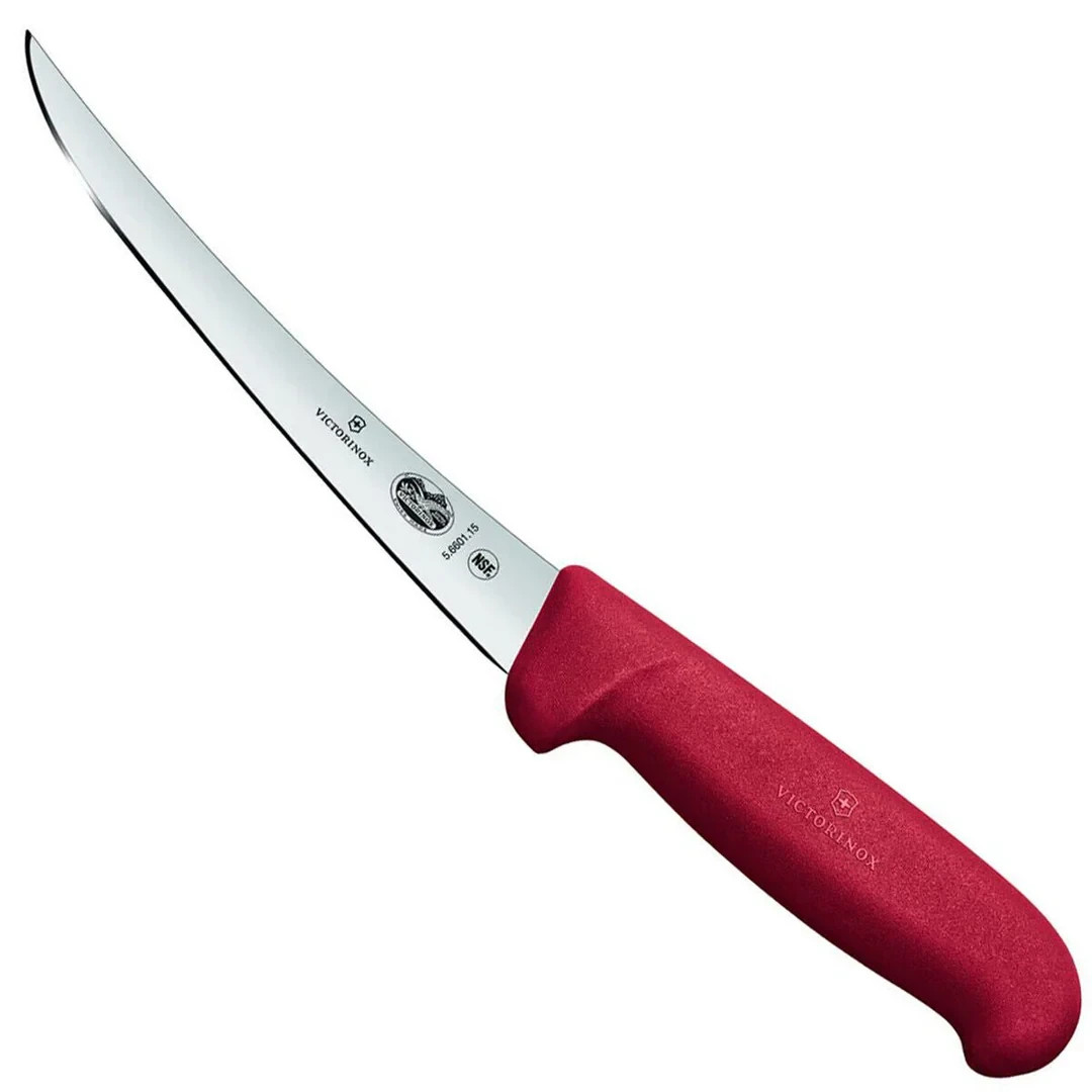 With Semi-stiff Curved Blade Red 6" 5.6601.15