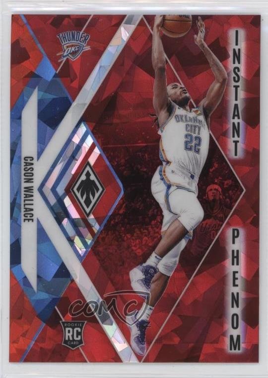 2023-24 Panini Phoenix Instant Phenom Red Ice Cason Wallace #7 1r05