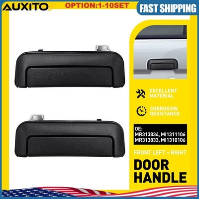 Outside Exterior Door Handle Black Front Left Right For Mitsubishi Montero 2-20X