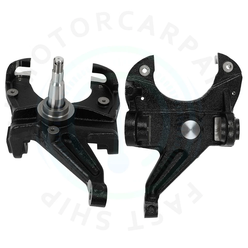 2x Kit de descenso de husillos de caída de 2,5"" para Chevrolet C10 1975-1986 Foto 4 de 4